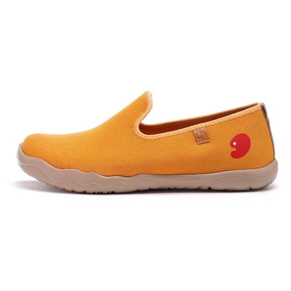 UIN Women's Loafers Comfort Casual Shoes (Barcelona Canvas Orange) New No Box - Picture 7 of 9
